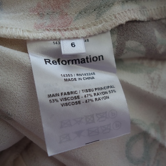 Reformation Cirrus Dress Rainforest - Picture 10 of 10